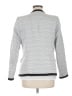Kasper 100% Polyester Chevron-herringbone Gray Blazer Size M - photo 2
