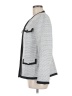 Kasper 100% Polyester Chevron-herringbone Gray Blazer Size M - photo 5