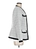 Kasper 100% Polyester Chevron-herringbone Gray Blazer Size M - photo 4