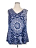 Westport Blue Sleeveless Blouse Size 1X - photo 1