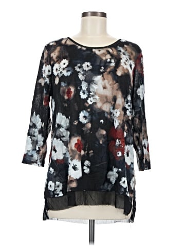Simply Vera Vera Wang 3/4 Sleeve Blouse (view 1)