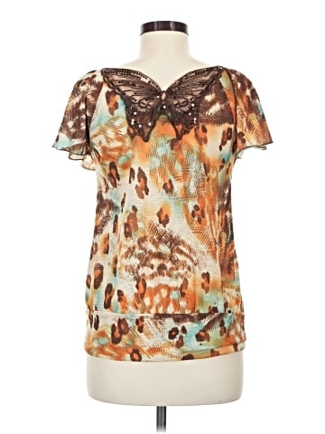Almost Famous Short Sleeve Blouse (view 2)
