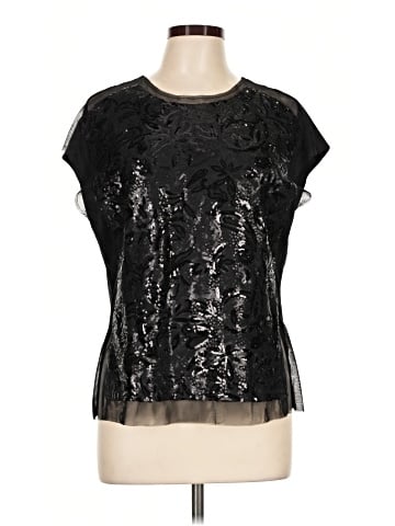 BCBGMAXAZRIA Short Sleeve Blouse (view 1)
