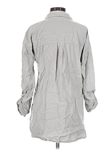 Be Cool 3/4 Sleeve Button-Down Shirt (view 2)