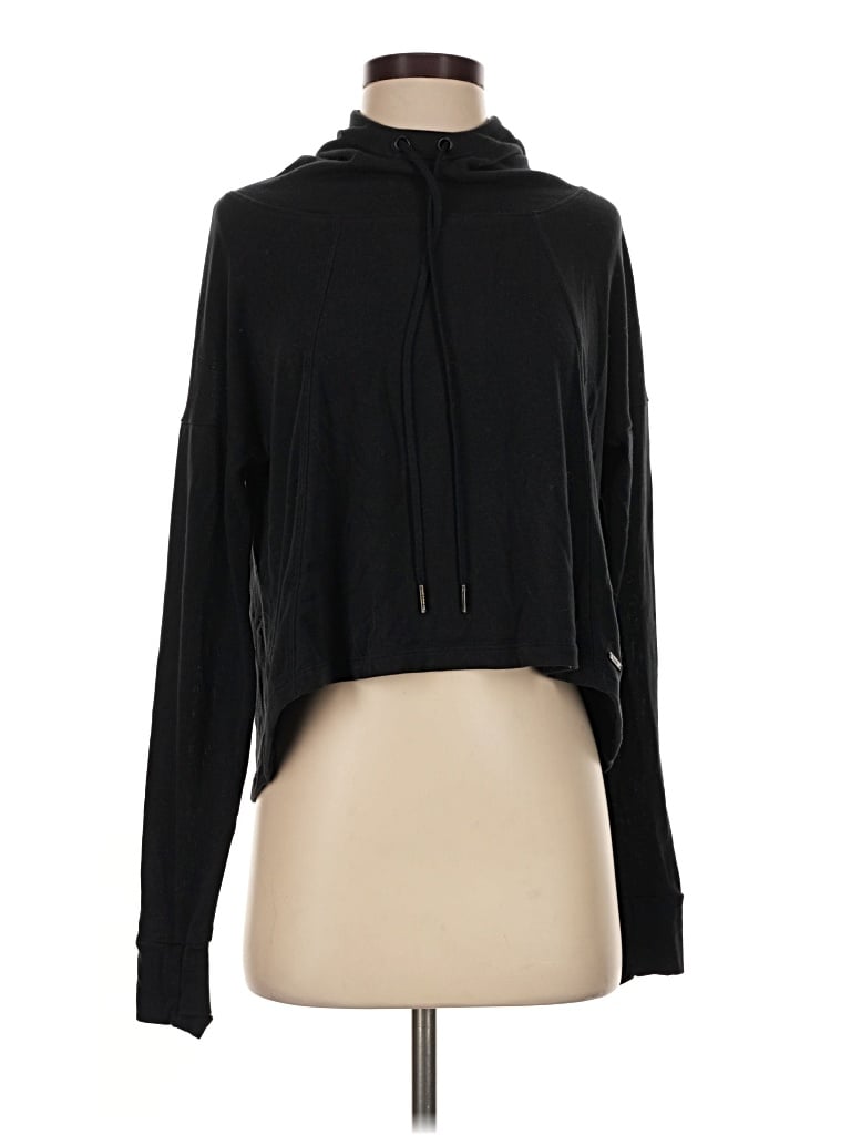 Pre-owned Lole Long Sleeve Turtleneck In Black