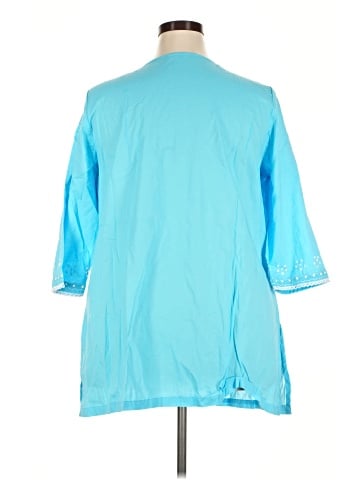 Woman Within 3/4 Sleeve Top (view 2)