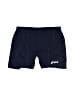 Asics Solid Blue Athletic Shorts Size M - photo 1
