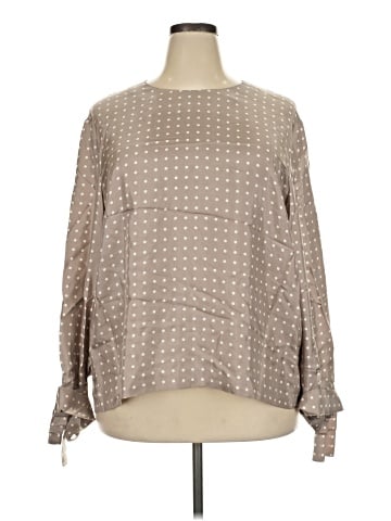 Banana Republic Heritage Collection Long Sleeve Silk Top (view 1)