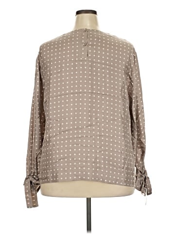 Banana Republic Heritage Collection Long Sleeve Silk Top (view 2)