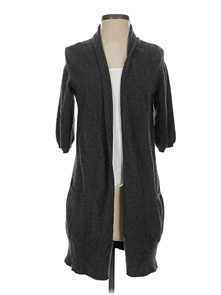 Pre-owned Vince Cardigan Sweater In Gray