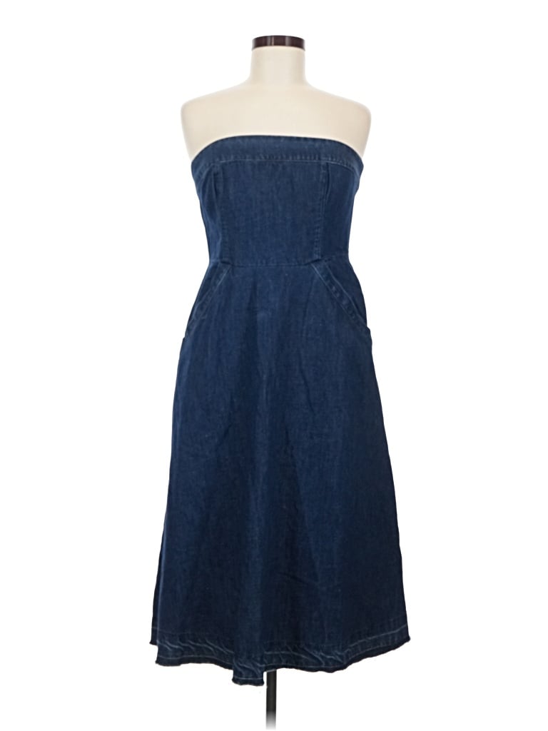 Pre-owned Holding Horses Casual Dress In Blue