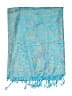 Unbranded Paisley Teal Scarf One size - photo 2