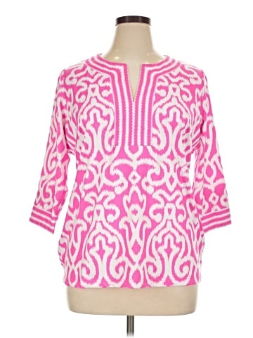 Gretchen Scott Designs 3/4 Sleeve Blouse (view 1)