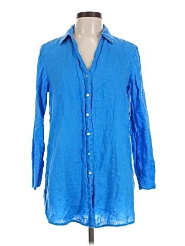 Elie Tahari 3/4 Sleeve Button-Down Shirt (view 1)