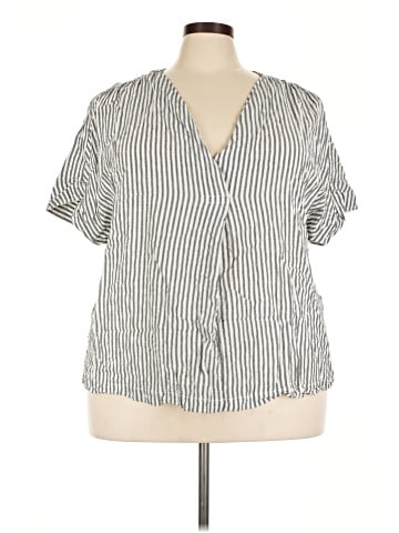 Max Studio Short Sleeve Blouse (view 1)