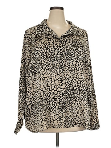 Skies Are Blue Long Sleeve Button-Down Shirt (view 1)