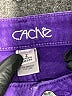 Cache Color Block Purple Jeans Size 2 - photo 7