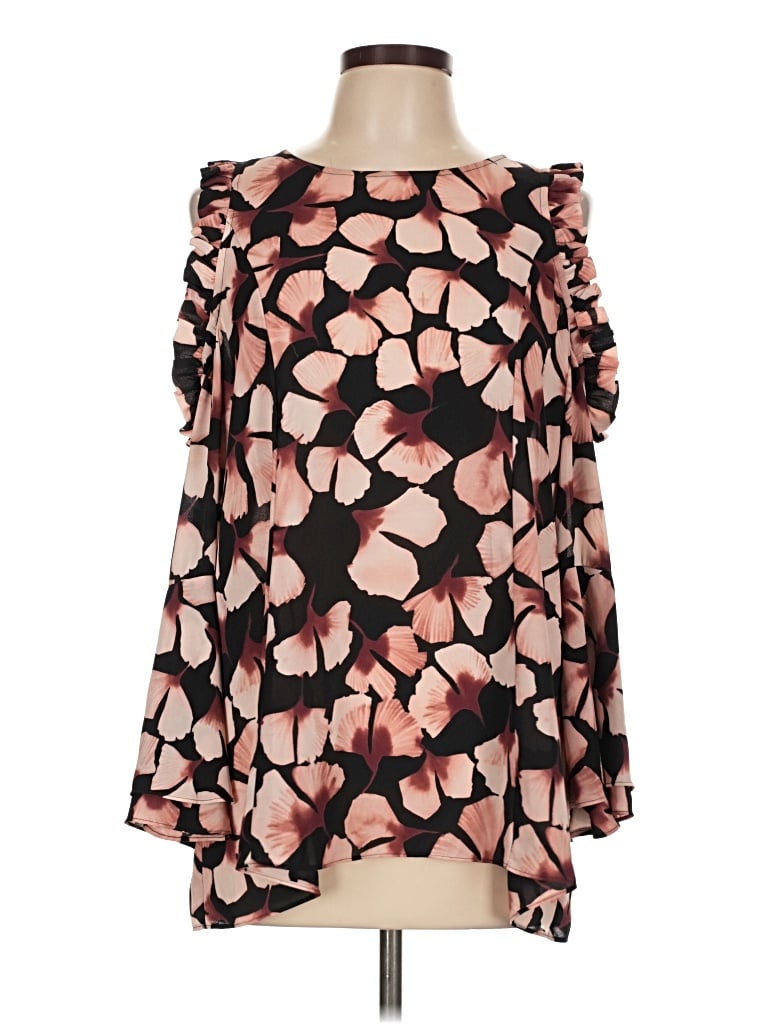Pre-owned Alfani 3/4 Sleeve Blouse In Pink