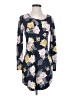 No Boundaries Print Gray Casual Dress Size 7 - 9 - photo 1