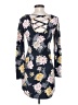 No Boundaries Print Gray Casual Dress Size 7 - 9 - photo 2