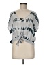 Forever Tie-dye Gray Short Sleeve Top Size M - photo 1