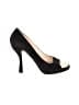 Prada 100% Suede Black Heels Size EU 37 - photo 1