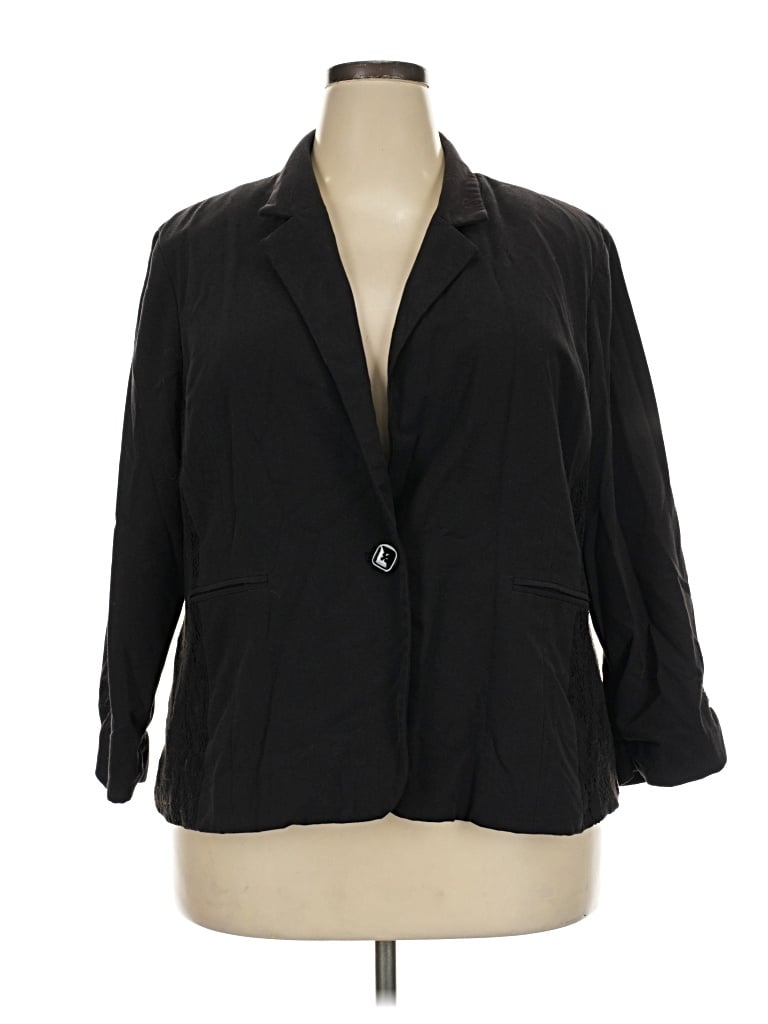 Pre-owned Cato Blazer Jacket In Black