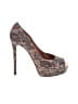 Valentino Paisley Gray Tan Heels Size EU 40 - photo 1
