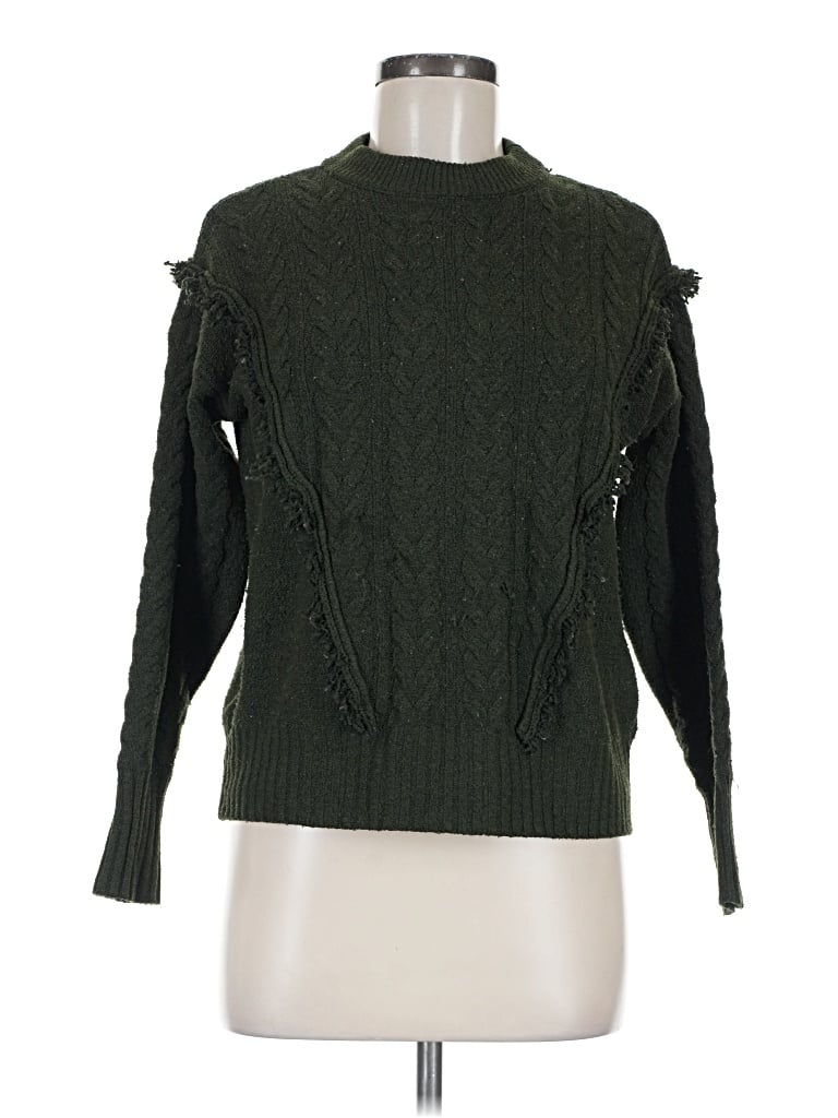 Pre-owned Design 365 Turtleneck Sweater In Green