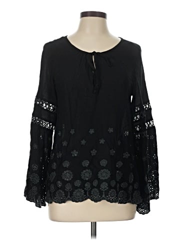 Indigo Soul Long Sleeve Blouse (view 1)