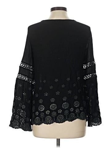 Indigo Soul Long Sleeve Blouse (view 2)