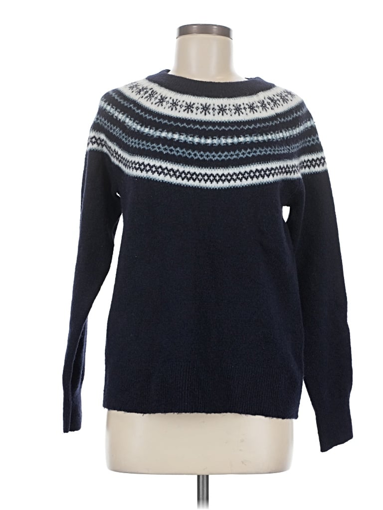 Pre-owned Croft & Barrow Pullover Sweater In Blue