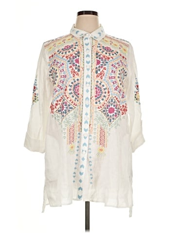John Mark 3/4 Sleeve Blouse (view 1)