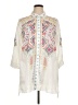 John Mark 100% Linen Ivory 3/4 Sleeve Blouse Size XL - photo 1