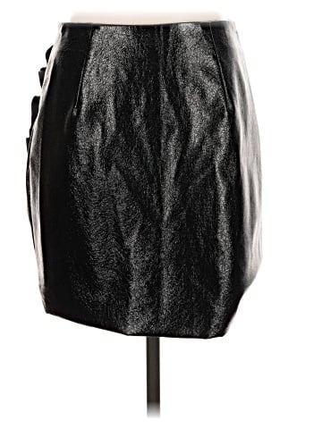 Joie Faux Leather Skirt (view 2)