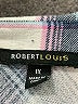 Robert Louis Plaid Silver Long Sleeve Blouse Size 1X - photo 4