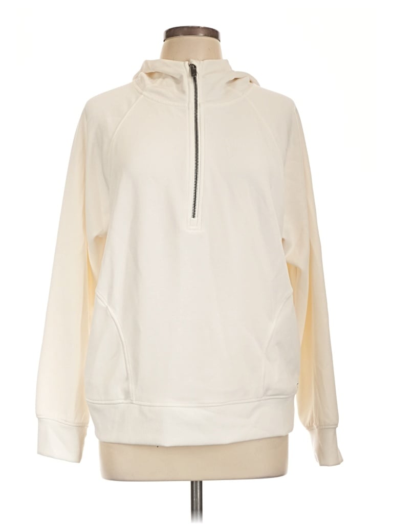 Pre-owned Freely Pullover Hoodie In Ivory