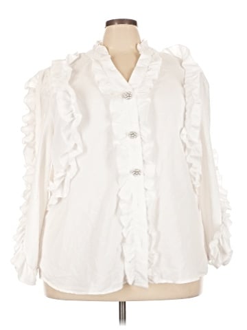 Ashley Stewart 3/4 Sleeve Blouse (view 1)