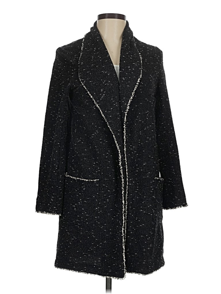 Pre-owned Max Studio Coat In Black