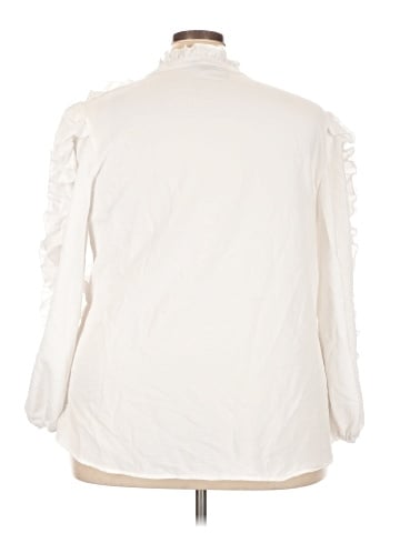 Ashley Stewart 3/4 Sleeve Blouse (view 2)
