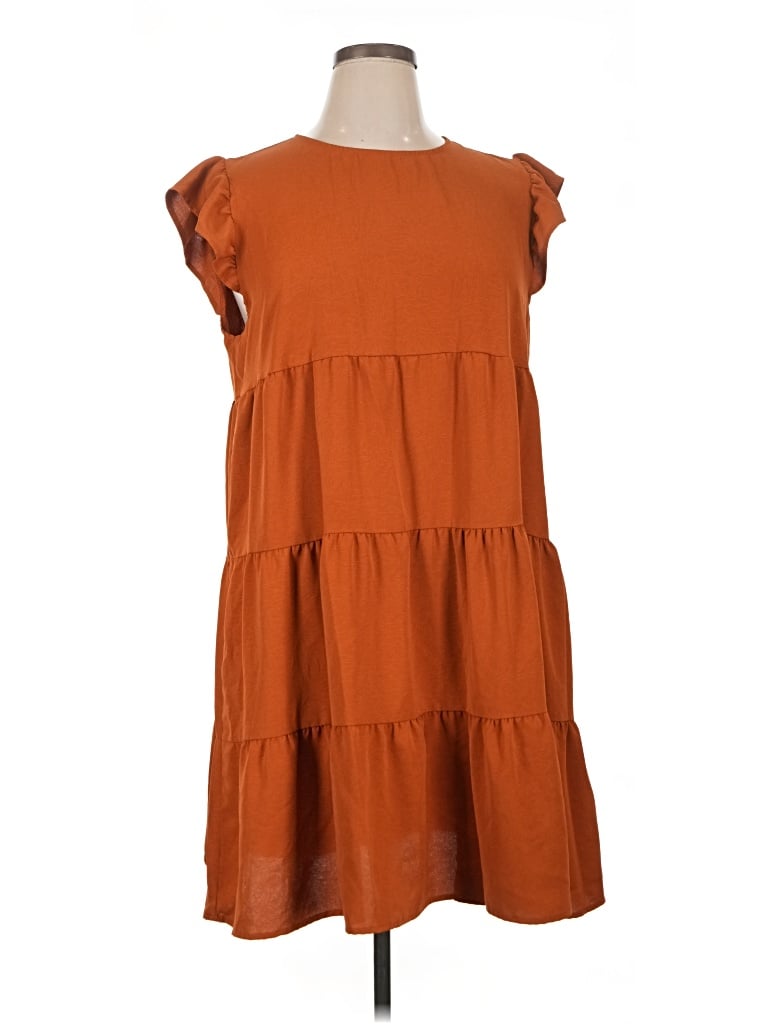 Pre-owned Kirundo Casual Dress In Brown