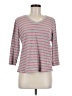 Basic Editions Gray 3/4 Sleeve T-Shirt Size M - photo 1