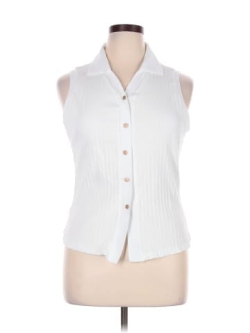 Design History Sleeveless Button-Down Shirt (view 1)