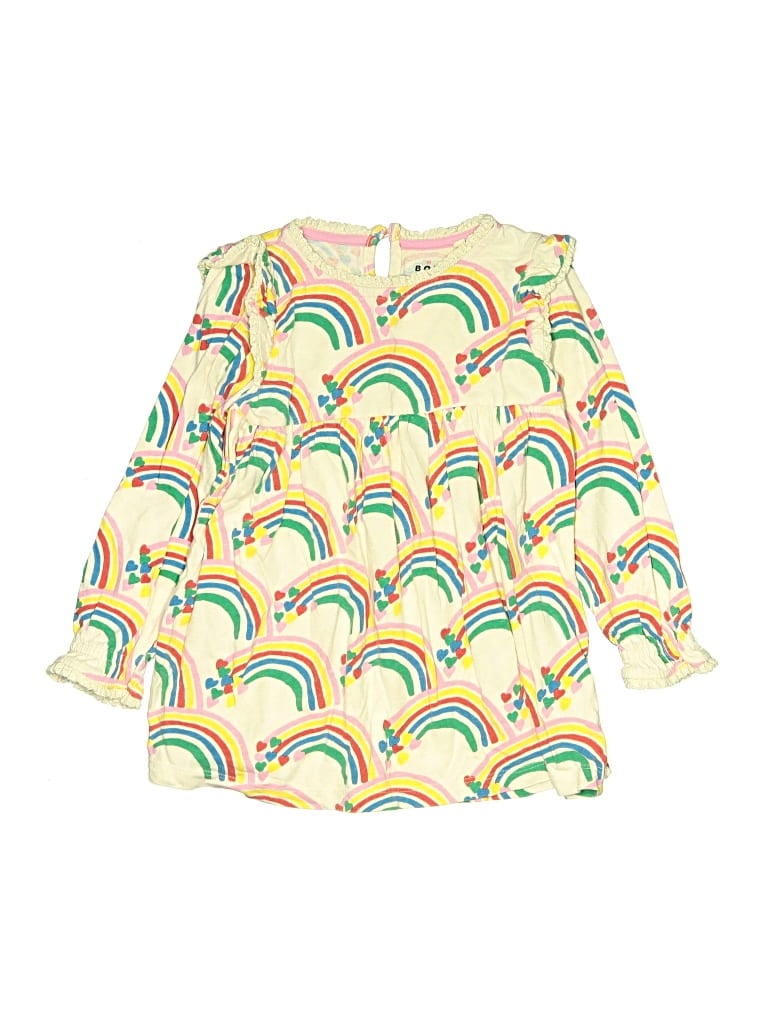 Pre-owned Mini Boden Kids' Long Sleeve Blouse In Yellow