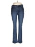 NYDJ Hearts Blue Jeans Size 10 - photo 1