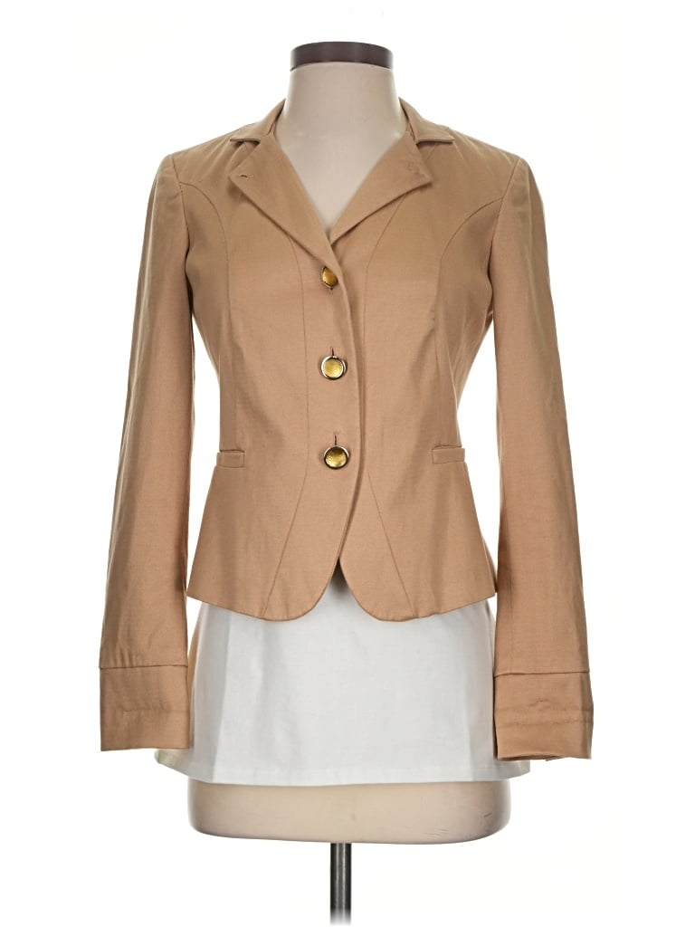 Pre-owned Etcetera Blazer Jacket In Tan