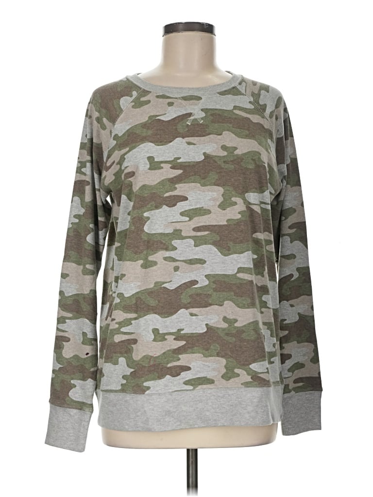 Pre-owned Eddie Bauer Long Sleeve T-shirt In Gray