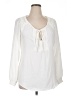 Brixon Ivy 100% Polyester Ivory Long Sleeve Blouse Size XL - photo 1