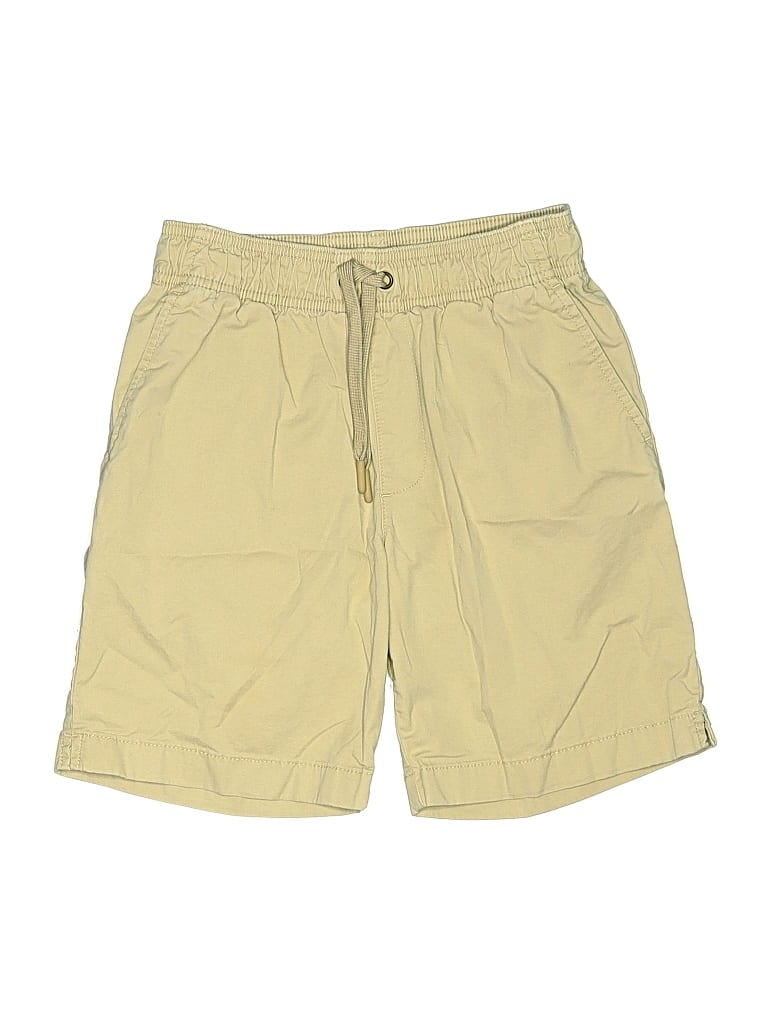 Pre-owned Crewcuts Kids' Khaki Shorts In Yellow