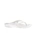 Crocs White Flip Flops Size 8 - photo 1